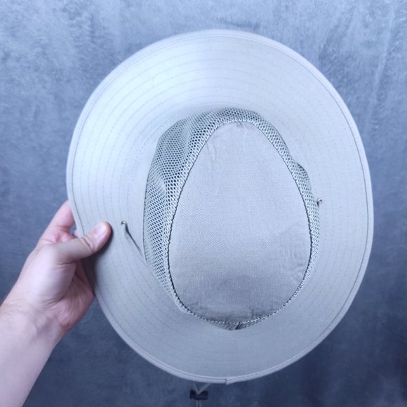 Mesh Head Safari Hat 23.25"/59CM Adjustable Chin Cord Collapsible - Picture 4 of 8